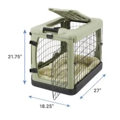 Pet Gear The Other Door Double Door Collapsible Wire Dog Crate & Plush Pad, Sage 9 Pet Gear The Other Door Double Door Collapsible Wire Dog Crate & Plush Pad, Sage -PetSafe Shop Sale 64489 PT2. AC SS1800 V1568036246