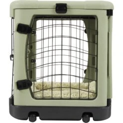 Pet Gear The Other Door Double Door Collapsible Wire Dog Crate & Plush Pad, Sage 12 Pet Gear The Other Door Double Door Collapsible Wire Dog Crate & Plush Pad, Sage -PetSafe Shop Sale 64489 PT5. AC SS1800 V1562169793