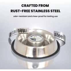 Iconic Pet Slow Feed Stainless Steel Dog & Cat Bowl, 2 Count 11 Iconic Pet Slow Feed Stainless Steel Dog & Cat Bowl, 2 Count -PetSafe Shop Sale 652158 PT5. AC SS1800 V1663880360