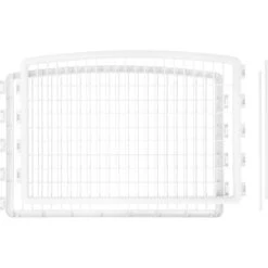 IRIS USA Dog Playpen 2-Panel Add-On, 24-in, White