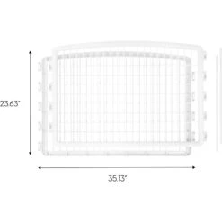 IRIS USA Dog Playpen 2-Panel Add-On, 24-in, White -PetSafe Shop Sale 65443 PT4. AC SS1800 V1680787599