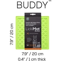 LickiMat Classic Buddy Slow Feeder Dog Lick Mat, Green -PetSafe Shop Sale 654606 PT5. AC SS1800 V1668550638