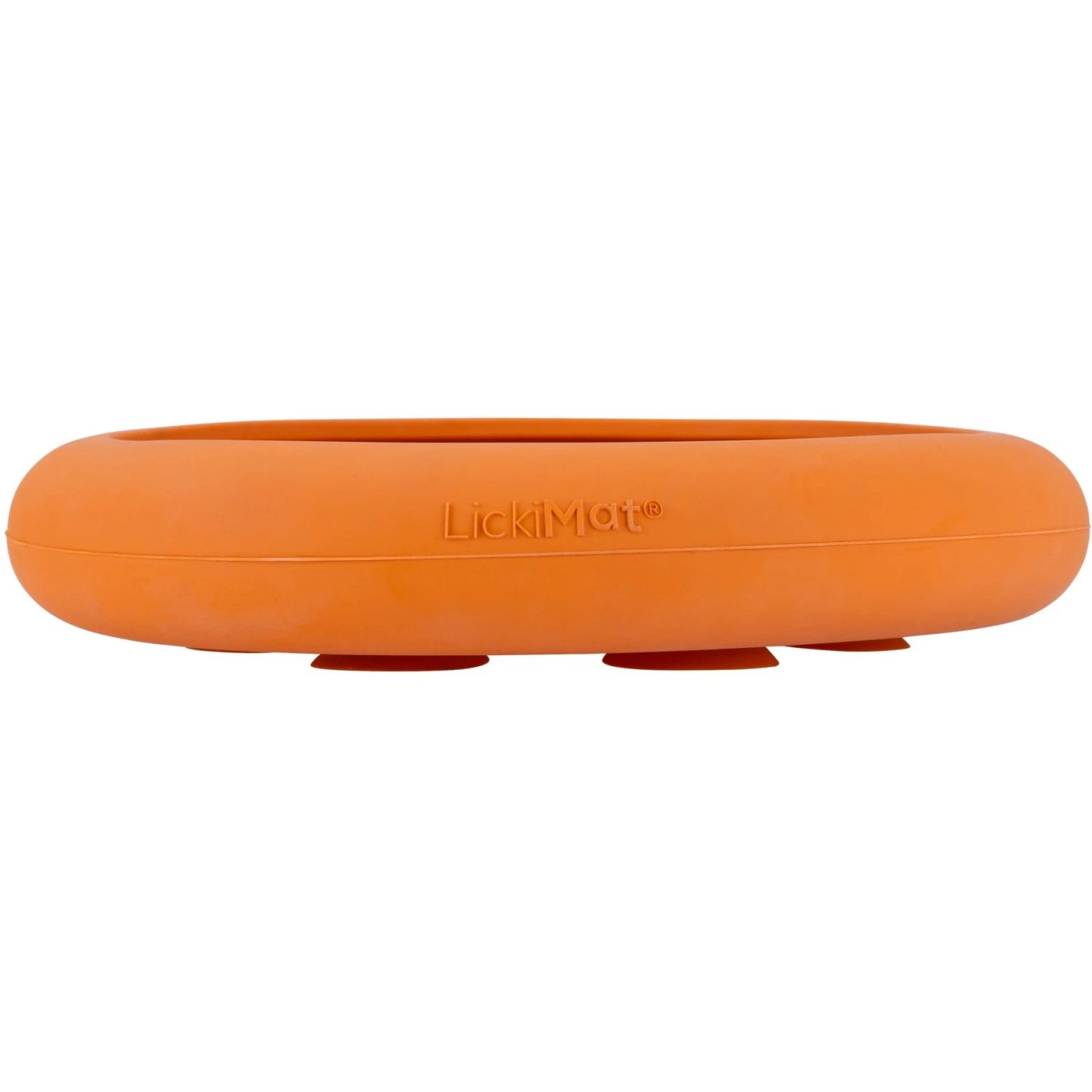 LickiMat UFO Slow Feeder Dog Bowl, Orange, Standard 4 LickiMat UFO Slow Feeder Dog Bowl, Orange, Standard - Image 4