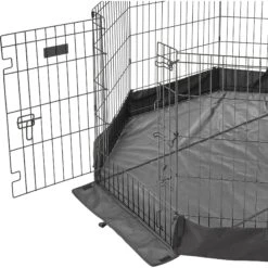 MidWest Canvas Dog Exercise Pen Base Cover Accessory, Octagonal Configuration, Black -PetSafe Shop Sale 655486 PT4. AC SS1800 V1667598196