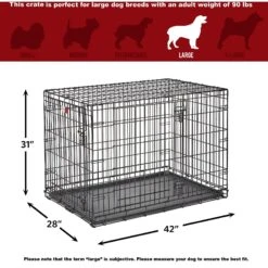 MidWest LifeStages Double Door Collapsible Wire Dog Crate 16 MidWest LifeStages Double Door Collapsible Wire Dog Crate -PetSafe Shop Sale 66304 PT7. AC SS1800 V1647555837