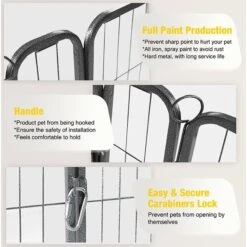 Aivituvin AIR51 Exercise Outdoor & Indoor Portable Dog Playpen, Large 8 Aivituvin AIR51 Exercise Outdoor & Indoor Portable Dog Playpen, Large -PetSafe Shop Sale 667302 PT3. AC SS1800 V1665526074