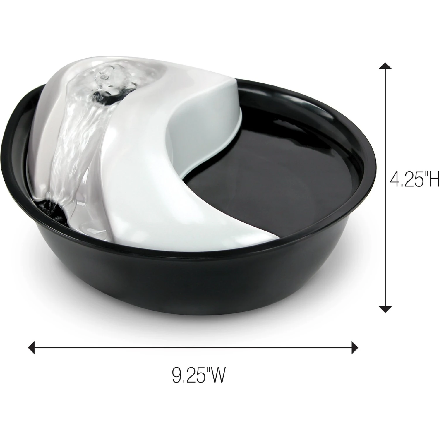 Pioneer Pet Plastic Dog & Cat Fountain Raindrop Design, 60-oz 2 Pioneer Pet Plastic Dog & Cat Fountain Raindrop Design, 60-oz - Image 2