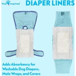 Paw Inspired Disposable Dog Diaper Liners 8 Paw Inspired Disposable Dog Diaper Liners -PetSafe Shop Sale 679798 PT2. AC SS1800 V1667342893