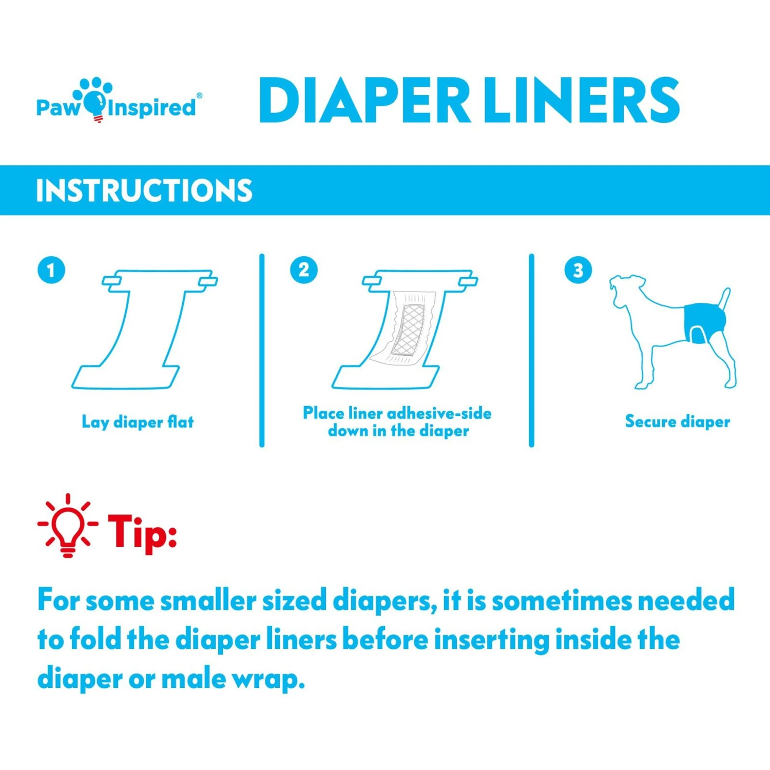 Paw Inspired Disposable Dog Diaper Liners 5 Paw Inspired Disposable Dog Diaper Liners - Image 5