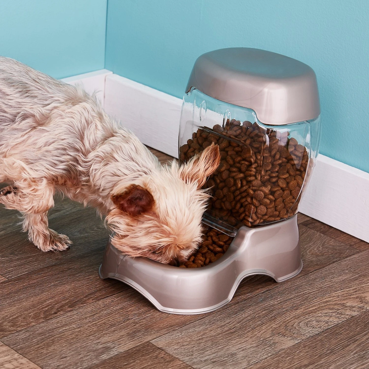 Petmate Pearl Pet Cafe Gravity Refill Dog & Cat Feeder 2 Petmate Pearl Pet Cafe Gravity Refill Dog & Cat Feeder - Image 2