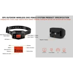 GroovyPets GPS Wireless Fence Containment System Rechargeable Shock Dog Training Collars 12 GroovyPets GPS Wireless Fence Containment System Rechargeable Shock Dog Training Collars -PetSafe Shop Sale 684702 PT4. AC SS1800 V1667343734