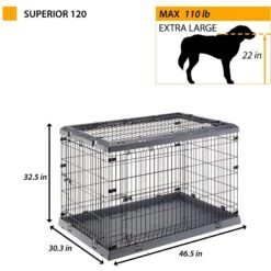 Ferplast Superior Hybrid ECO Dog Crate & Playpen, Gray -PetSafe Shop Sale 688502 PT5. AC SS1800 V1667598678