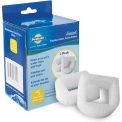 PetSafe Drinkwell Foam Replacement Filters, 2 Count + 2 Items -PetSafe Shop Sale 693926 PT5. AC SS1800 V1668531762