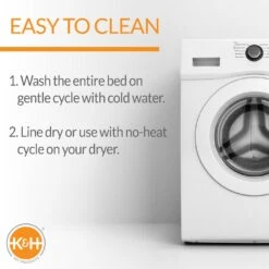 K&H Pet Products Self-Warming Two Tone Lounge Sleeper Bolster Cat & Dog Bed 12 K&H Pet Products Self-Warming Two Tone Lounge Sleeper Bolster Cat & Dog Bed -PetSafe Shop Sale 69562 PT3. AC SS1800 V1607152324