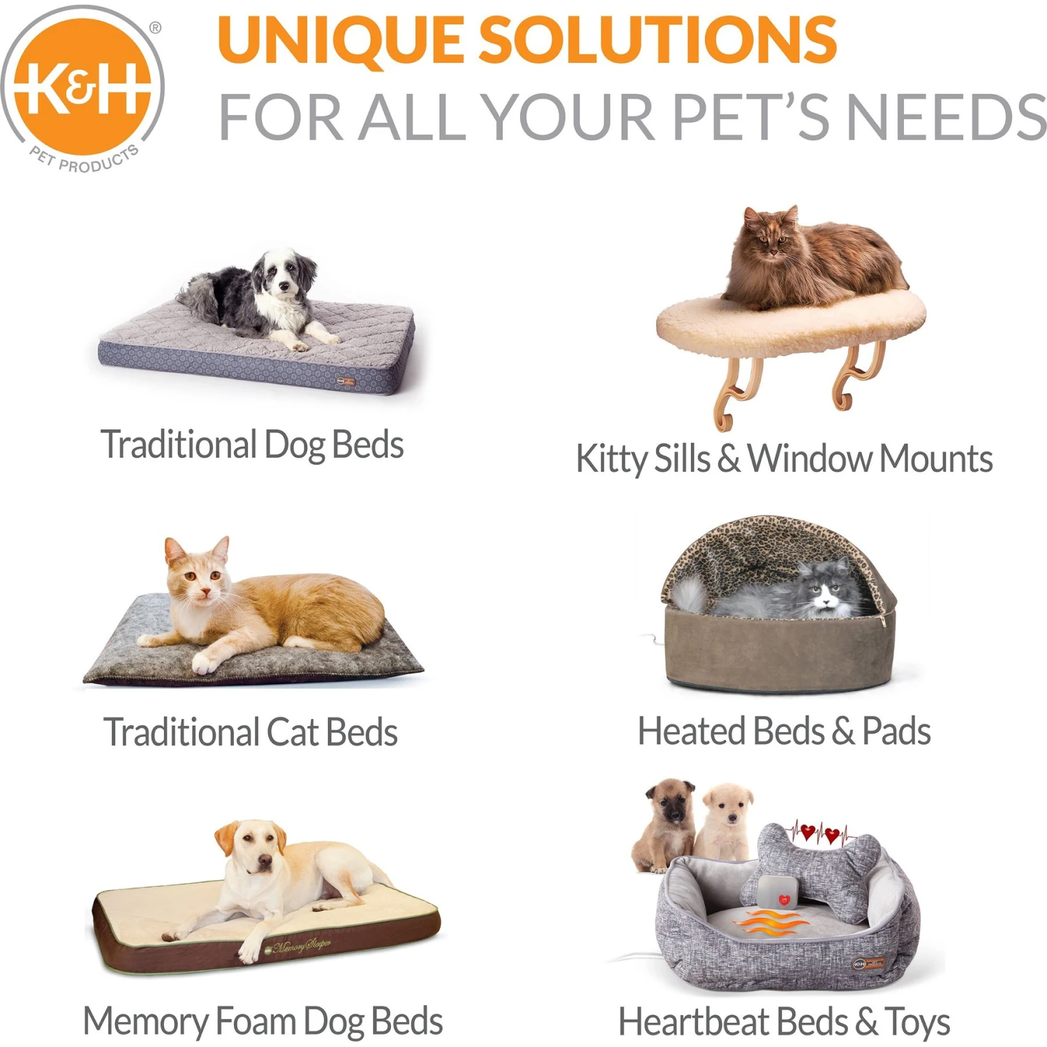 K&H Pet Products Self-Warming Two Tone Lounge Sleeper Bolster Cat & Dog Bed 6 K&H Pet Products Self-Warming Two Tone Lounge Sleeper Bolster Cat & Dog Bed - Image 6