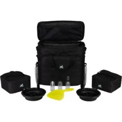 Pounce + Fetch Weekender Dog Food Travel Kit, Black, Large -PetSafe Shop Sale 696902 PT7. AC SS1800 V1667518756