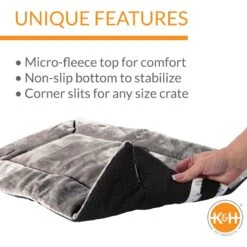 K&H Pet Products Self-Warming Dog Crate Pad, Gray -PetSafe Shop Sale 69734 PT2. AC SS1800 V1683565935