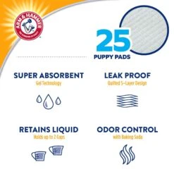 Arm & Hammer Products Puppy Pads With Attractant Dog Poppy Pad -PetSafe Shop Sale 700374 PT6. AC SS1800 V1670515476