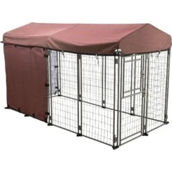 TRIXIE Dog Kennel Sunshade, XX-Large, Burgundy -PetSafe Shop Sale 701454 PT4. AC SS1800 V1668551594