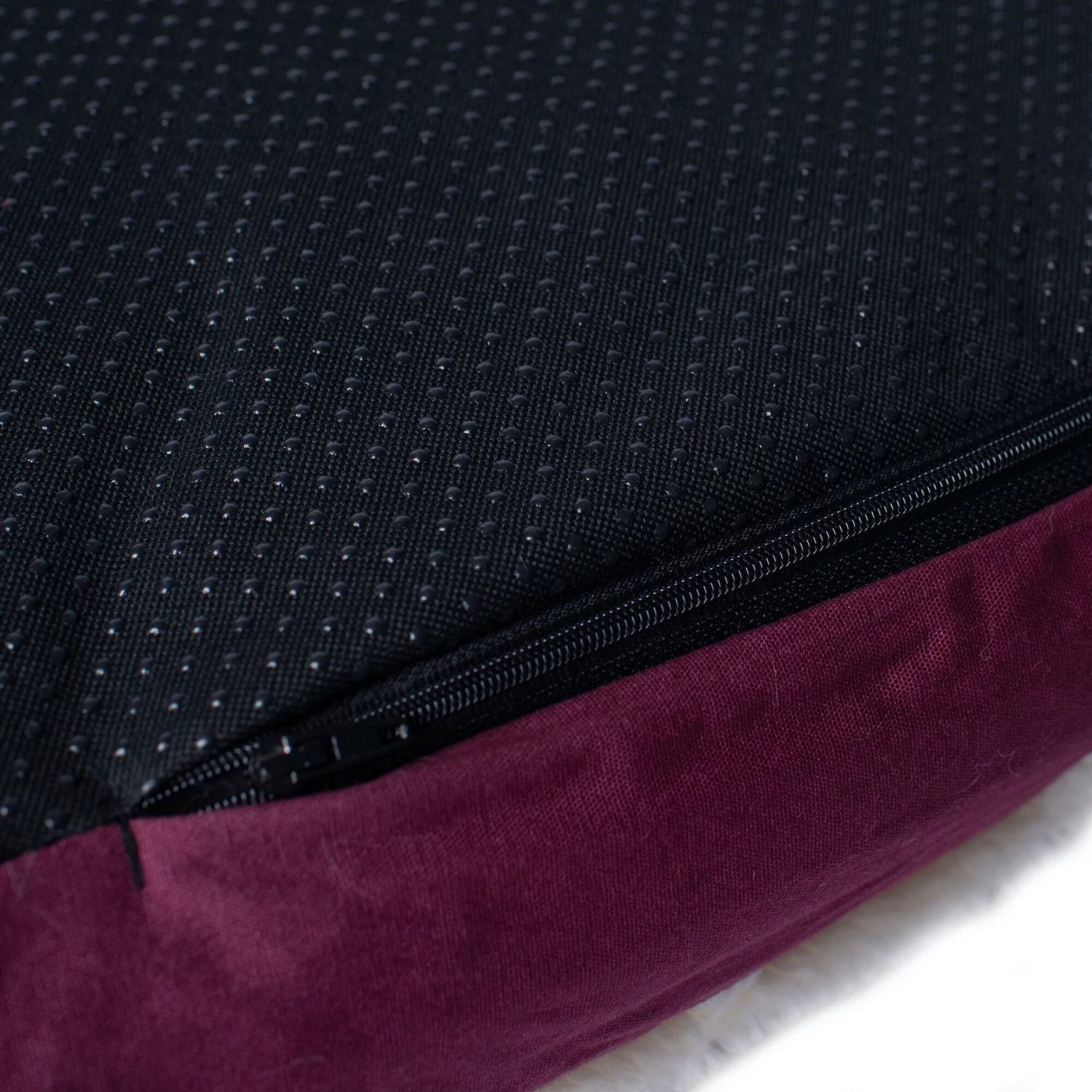 Armarkat Dog Pillow Bed With Removable Cover, Burgundy/Ivory 8 Armarkat Dog Pillow Bed With Removable Cover, Burgundy/Ivory - Image 8