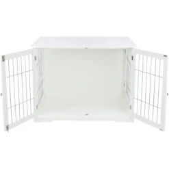 TRIXIE Wood & Wire Furniture Side Table Pet Crate, Large -PetSafe Shop Sale 701486 PT3. AC SS1800 V1668549930