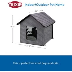 TRIXIE Insulated Outdoor Cat & Dog House, Gray 15 TRIXIE Insulated Outdoor Cat & Dog House, Gray -PetSafe Shop Sale 701646 PT6. AC SS1800 V1668547817