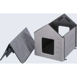 TRIXIE Insulated Outdoor Cat & Dog House, Gray 17 TRIXIE Insulated Outdoor Cat & Dog House, Gray -PetSafe Shop Sale 701646 PT8. AC SS1800 V1668544966