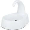 TRIXIE Curved Stream Cat & Dog Water Fountain, White, 84.5-oz