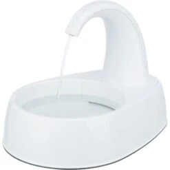 TRIXIE Curved Stream Cat & Dog Water Fountain, White, 84.5-oz -PetSafe Shop Sale 701774 PT4. AC SS1800 V1688751631