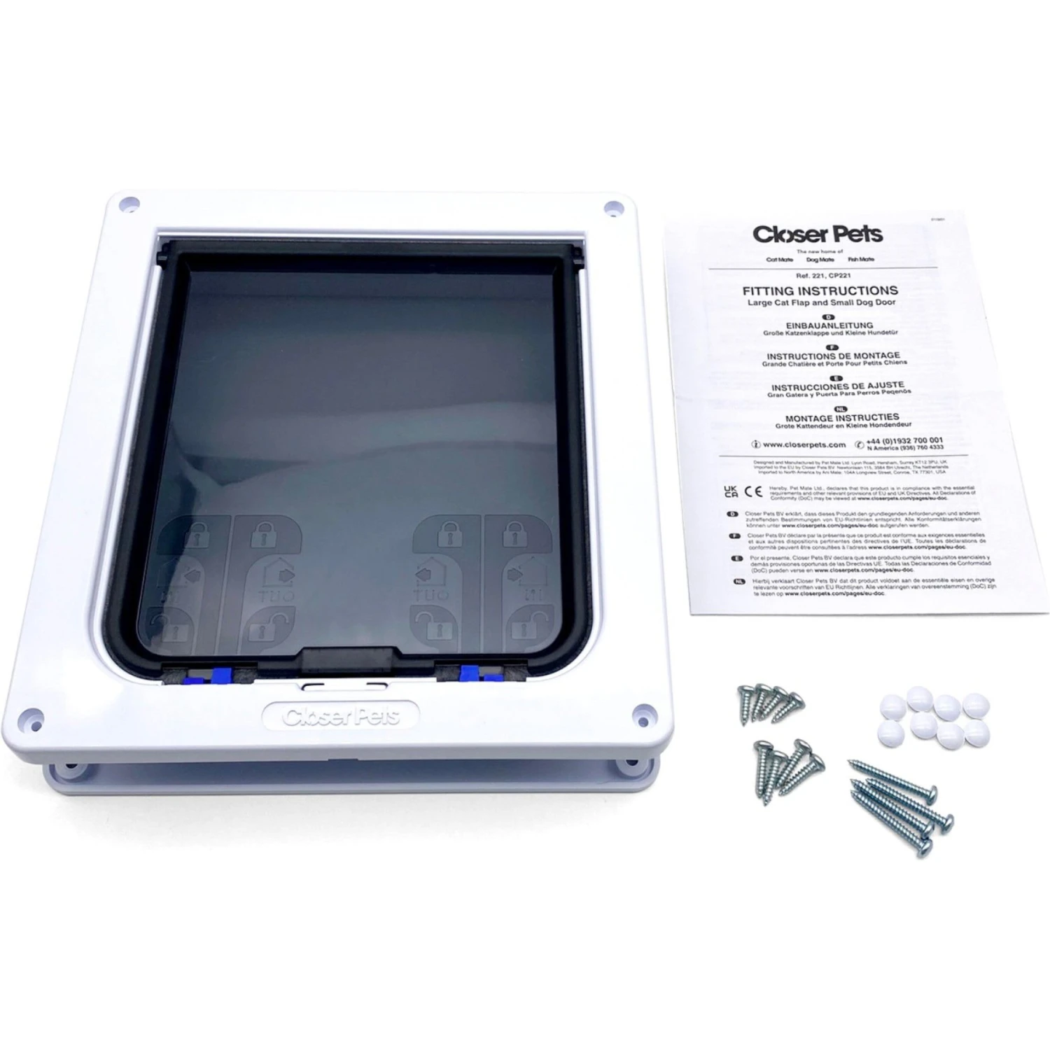 Closer Pets 4-Way Locking With Magnetic Catch Cat & Dog Door 7 Closer Pets 4-Way Locking With Magnetic Catch Cat & Dog Door - Image 7