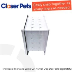 Closer Pets Cat Mate 2-inch Wall Liner Door Accessory, White, Large 9 Closer Pets Cat Mate 2-inch Wall Liner Door Accessory, White, Large -PetSafe Shop Sale 704174 PT3. AC SS1800 V1671644161