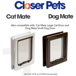 Closer Pets Cat Mate 2-inch Wall Liner Door Accessory, White, Large 11 Closer Pets Cat Mate 2-inch Wall Liner Door Accessory, White, Large -PetSafe Shop Sale 704174 PT5. AC SS1800 V1671650099