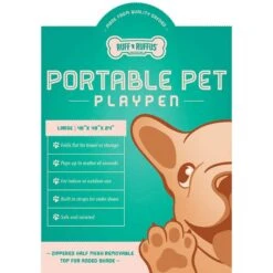 Ruff 'N Ruffus Portable Foldable Cat & Dog Playpen, Carrying Case, & Travel Bowl -PetSafe Shop Sale 711446 PT4. AC SS1800 V1673630736