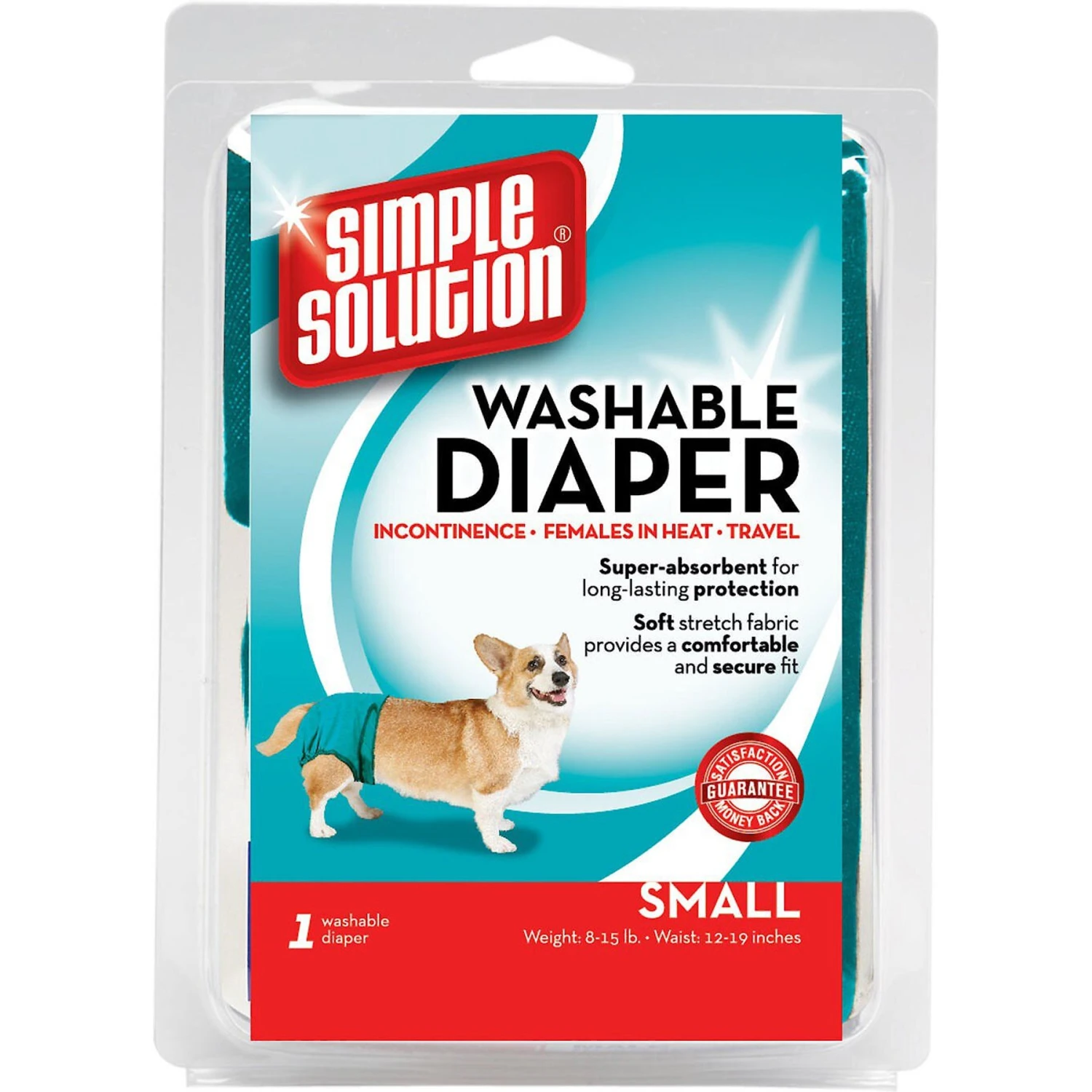 Simple Solution Washable Female Dog Diaper 1 Simple Solution Washable Female Dog Diaper