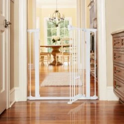 MyPet Tall & Wide Walk Thru Easypass Cat & Dog Gate, White -PetSafe Shop Sale 711774 PT2. AC SS1800 V1670434301