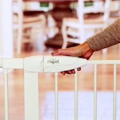 MyPet Tall & Wide Walk Thru Easypass Cat & Dog Gate, White -PetSafe Shop Sale 711774 PT4. AC SS1800 V1670436857