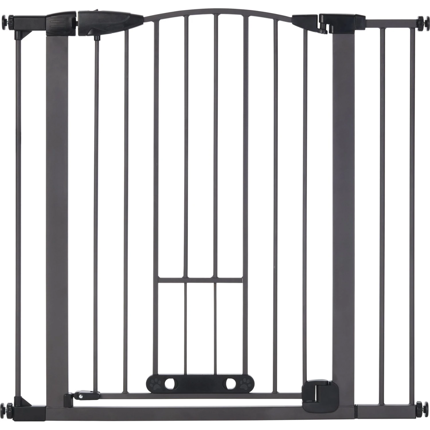 MyPet Tall Deco Easypass Cat & Dog Gate, Graphite 3 MyPet Tall Deco Easypass Cat & Dog Gate, Graphite - Image 3