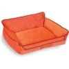 Fetch For Pets Friends: Sofa Cuddler Plush Rectagular Dog Bed, Orange