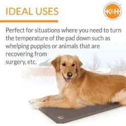 K&H Pet Products Deluxe Lectro-Kennel Heated Pad & Cover -PetSafe Shop Sale 72222 PT2. AC SS1800 V1647907382