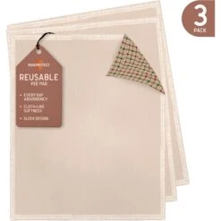 Chew + Heal Max Protect Plaid Reusable Dog Pee Pads, 34-in