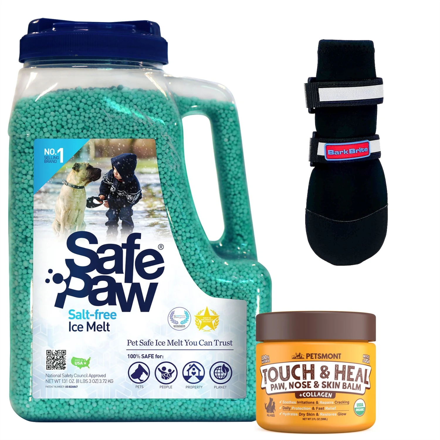 Petsmont Organic Touch & Heal Dog Paw Balm, 2-oz Jar + 2 Items 1 Petsmont Organic Touch & Heal Dog Paw Balm, 2-oz Jar + 2 Items