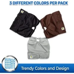 Pet Magasin Reusable Washable Dog Diapers, 3 Count -PetSafe Shop Sale 731334 PT3. AC SS1800 V1671726597