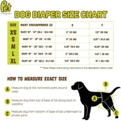 Pet Magasin Reusable Washable Dog Diapers, 3 Count -PetSafe Shop Sale 731334 PT5. AC SS1800 V1671726546