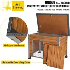 Aivituvin Wooden Heavy Duty Dog House -PetSafe Shop Sale 734502 PT3. AC SS1800 V1670601152