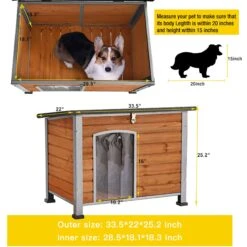 Aivituvin Wooden Heavy Duty Dog House -PetSafe Shop Sale 734502 PT5. AC SS1800 V1670601157