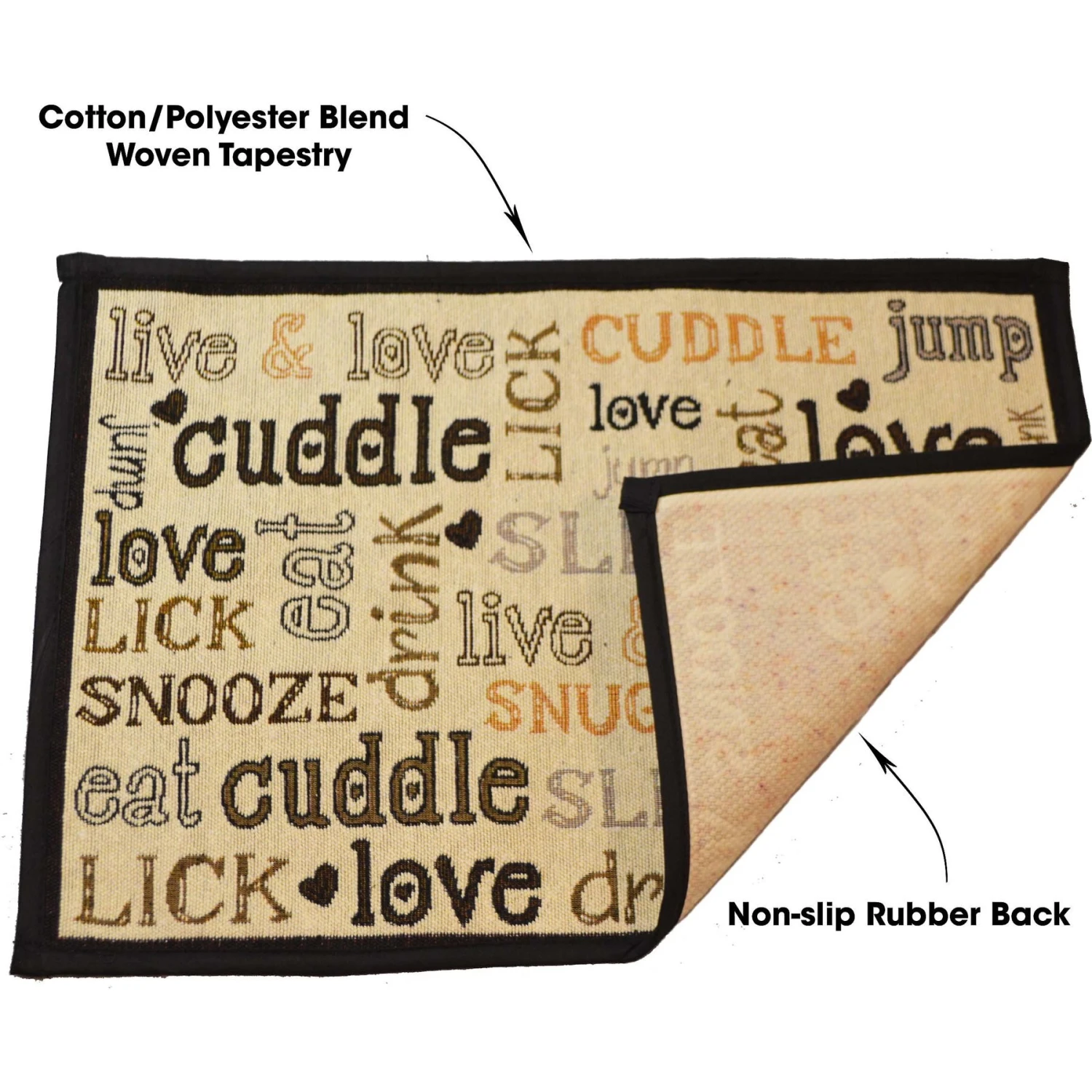 PetRageous Designs Cuddle Tapestry Placemat 3 PetRageous Designs Cuddle Tapestry Placemat - Image 3