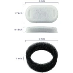 Pet Standard PETLIBRO Model PLWF003 Stainless Steel Pet Water Fountain Replacement Filter & Replacement Pre-Filter Sponges, 67-oz, 12-pack -PetSafe Shop Sale 738846 PT2. AC SS1800 V1675276285