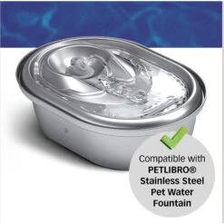 Pet Standard PETLIBRO Model PLWF003 Stainless Steel Pet Water Fountain Replacement Filter & Replacement Pre-Filter Sponges, 67-oz, 12-pack -PetSafe Shop Sale 738846 PT4. AC SS1800 V1675290100