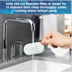 Pet Standard PETLIBRO Model PLWF003 Stainless Steel Pet Water Fountain Replacement Filter & Replacement Pre-Filter Sponges, 67-oz, 12-pack -PetSafe Shop Sale 738846 PT6. AC SS1800 V1675290101