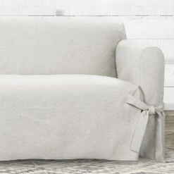 Sure Fit Farmhouse Basketweave One Piece Slipcover With Ties & Cinched Seat Elastic Dog & Cat Cover 5 Sure Fit Farmhouse Basketweave One Piece Slipcover With Ties & Cinched Seat Elastic Dog & Cat Cover -PetSafe Shop Sale 739270 PT2. AC SS1800 V1676913834